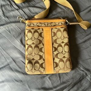 Coach cross body purse